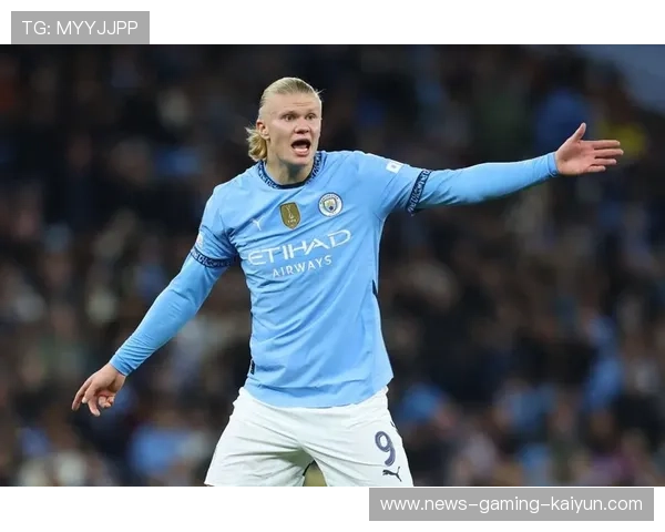 曼城哈兰德单刀推射完成帽子戏法